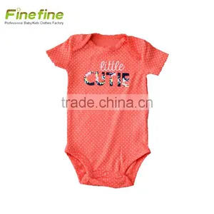 QingDao Soft Comfortable Wholesale Baby Clothes Romper Summer Style Baby Girl Romper thumbnail-1