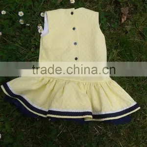 OEM/ODM Lightweight Cotton Baby Cloth Baby Ruffle Dress New Design thumbnail-4