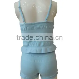 Nice Quality New Style Seamless Girl's Underwear Girl's Camisole & Boxer Sets thumbnail-3
