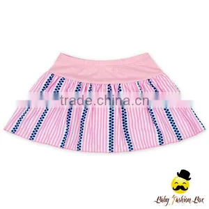 YZA-003 Yihong Fashion Style One Size Baby Stripe With Pink Dress Suit Kids Girls Bikini Swimwear thumbnail-3