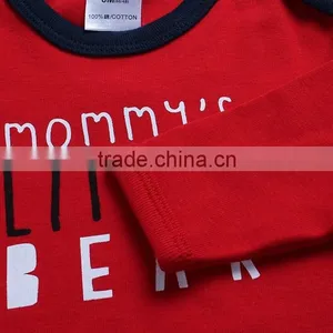 Mommy's Little Bear Interlock Long Sleeves Baby Onesie thumbnail-6