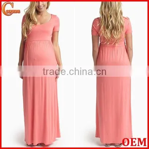 Short Sleeve Incredibly Soft Flattering Maternity Clothing Woman thumbnail-1