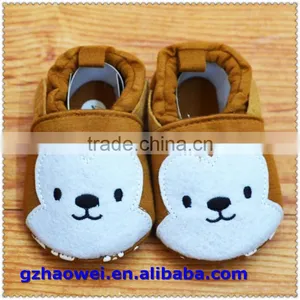 Cheap Monkey Face Embroidered Baby Booties thumbnail-4