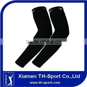 Plain Black Sporting Arm Sleeves thumbnail-1