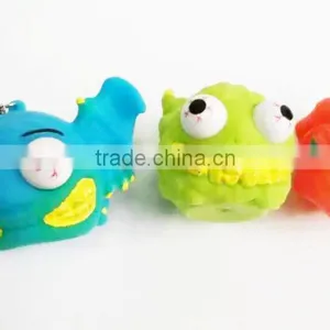 Halloween Voodoo Squeeze Eyes Poping Out Toys With Keychain Promotion Gift thumbnail-2