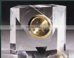 Pillar Shape Crystal Clock thumbnail-1