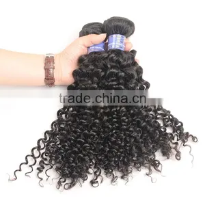 Top Quality Cheap Long Curly Hair Weave 100% Raw Unprocessed Virgin Peruvian Kinky Curly Hair thumbnail-1