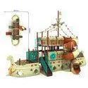 Toddlers Anti-static Timber Wooden Train Playground Equipment Designs thumbnail-1