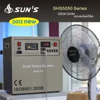 Off Grid Solar Energy System for Home 50W 80W 100W With Solar Fan 100W With Solar Fan thumbnail-1