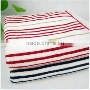 100% Cototn Two Color Striped Hand Towels Gym Towels thumbnail-1