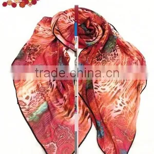 PRINTED POLYESTER SCARF thumbnail-2