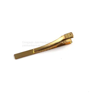 Mens Fashion Brass Simple Necktie Tie Bar Clip thumbnail-2