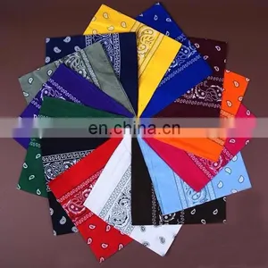 22 Colors Available Men and Women Cotton Cheap Cycling Bandana thumbnail-1