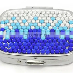 2014 New Supply Metal Pill Box Wholsale Decorative Pill Box Crystal Pill Box thumbnail-1