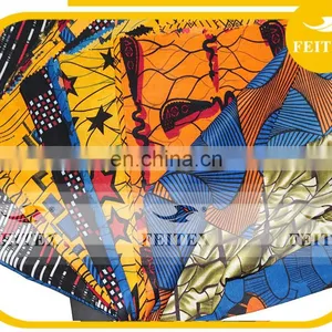 Peach Skin China Manufacturer New Fashion ODM Spandex African Print Polyester Garment Fabric thumbnail-1