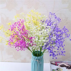 Factory Wholesale Bridal Bouquet Beautiful Artificial Single Stem Gypsophila Flower For Wedding Decoration thumbnail-2
