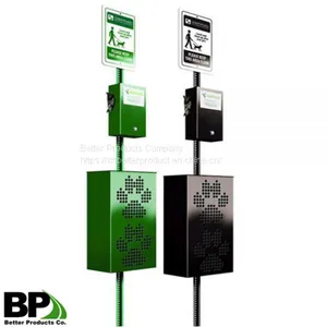 10' Steel Galvanized U Channel Sign Post for Car Parking and Pet Waste Station thumbnail-1