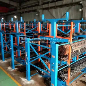 Adjustable Cantilever Racking Storage Tube Comparison Before and After Use thumbnail-4