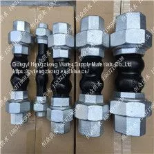 New Design Type Connector Screws Expansion Hot Sale Rubber Flexible Joint Union Threaded thumbnail-2