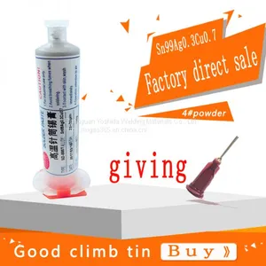 High Temperature Lead-free Syringe Solder Paste Solder Paste Welding Environmentally Friendly Tin Paste thumbnail-1