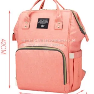 Waterproof Diaper Mummy Bag Multi-functional Fashion Baby Diaper Bag thumbnail-2