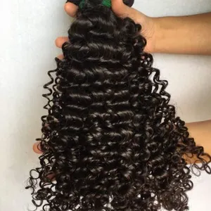 KHH Brazilian Raw Virgin Hair Vendors Free Sample Bundles With Closure 100% Unprocessed Human Hair Extensions Cuticle Aligned Hair thumbnail-3