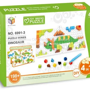 Hot Sale Toy Brick Building Block Puzzle DIY Toy Plastic ABS Toy Brick Educational Puzzle Toys for Kids Creative Thinking Toy Gift 6991-3 thumbnail-3