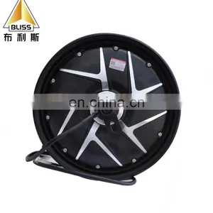 10 Inch Hub Motor Brushless Dc Motor 3000W 60-120V Motor Controller Disc Brake High Power Kit Electric Car thumbnail-6
