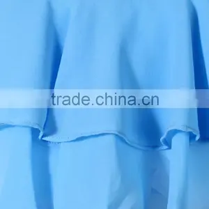 Pictures Fashionable Skirts 2016 Kids Sky Blue Ruffle Midi Skirt thumbnail-3