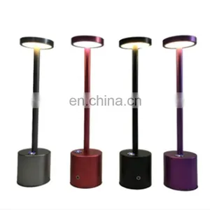 DDP Terms Wholesale Minimalist Restaurant Cordless Led Table Lamp Touch Dimmable Decoration Modern Table Lamp thumbnail-2