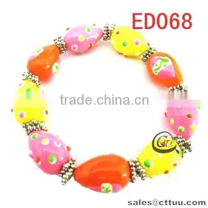 Colorful Enamel Cloisonne Bracelets for Youth Boys thumbnail-2