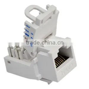 UTP Cat5e Keystone Connect Jack With Single Port thumbnail-1
