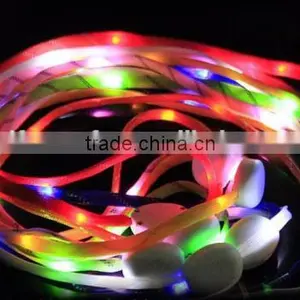 LED Shoe Laces Light Flashing Shoelaces Flat Laces Fashion Creative Gift 2016 thumbnail-5