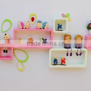 Colourful Cube Wall Shelf thumbnail-1