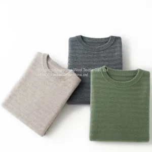 New Designs O-neck Men Winter Pullover Cashmere Knitted Sweaters thumbnail-4