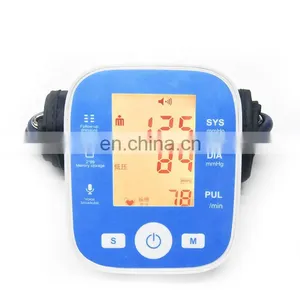 Good Quality Arm Type Digital Electronic Blacklit Blood Pressure Monitor With Voice Function BP Monitor thumbnail-1