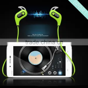2015 Hot Sale Flat Cable Different Colorful Bluetooth Stereo Earphone thumbnail-4