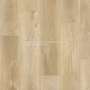 GKBM LS-M028 Eco-friendly Unilin Click Brown Burlywood Wood Grain SPC Flooring thumbnail-4
