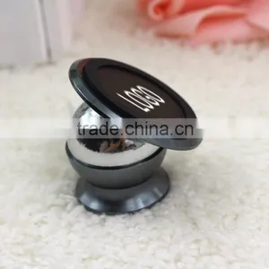 Magnet 360 Rotating Magnetic Funny Cell Phone Holder for Desk Magnetic Car Mount Stainless Steel Metal Stand Cell Phone Holder thumbnail-5