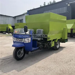 Full Automatic Cattle and Sheep Feeding Truck Farm Animal Husbandry Distributor Agricultural Electric Three Wheel Feeding thumbnail-4