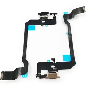 USB Charger For IPhone XS Port Dock Connector Plug Charging Microphone Headphone Audio Flex Cable thumbnail-4