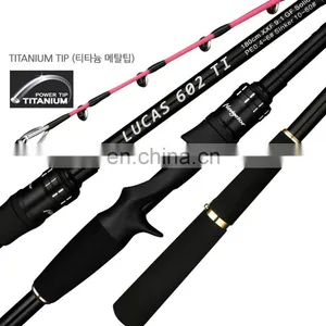 JOHNCOO Lucas Power Titanium Tip 180cm Fast Action Octopus Casting Boat Fishing Rods thumbnail-1
