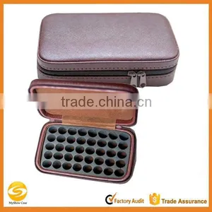 Custom High Quality Hard Shell Leather Essential Oils Carrying Cases,40 Bottles Essential Oil Travel Storage Boxes Quality Choice thumbnail-1
