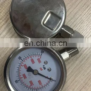 Precision Ordinary Pressure Gauge Stainless Steel Shock Proof Oil Filled Pressure Gauge Directly Supplied by the Manufacturer thumbnail-5