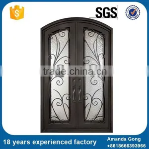 Low Price Wrought Iron Front Door Designs thumbnail-5