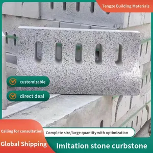 Imitation Stone Stone Road Stone PC Flat Stone Concrete Brick Quartz Brick Pervious Brick Dutch Brick Imitation Marble Through Body Brick thumbnail-1