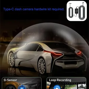 4K/2.5K Full HD Car Dash Camera for Cars, Built-in Wi-Fi GPS,Night Vision,Wide Angle Loop Recording,24H Parking Monitor thumbnail-5