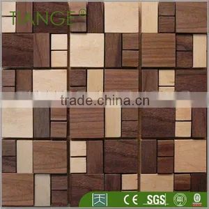Wood Mosaic Use in Community Center Concert Hall thumbnail-1