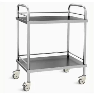 High Quality Moveable and Portable Stainless Steel Disinfection Trolley for Hospital thumbnail-1