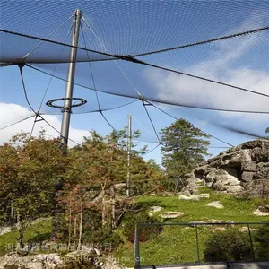 304/316 Stainless Steel Hand-Woven Cable Rope Mesh for Garden Fence & Zoo Enclosure thumbnail-5